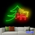 thumbnail image 1 of Handmadetneonsign Merry Christmas Neon Sign, Christmas Tree Led Sign, Christmas Gift Wall Art, Xmas Holiday Decor 79519, 1 of 5