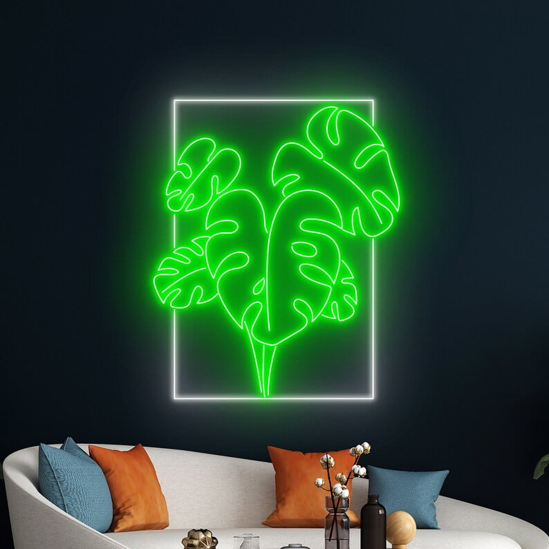 Large Monstera Wall Leaf in Green by Emilio Robba main image 1