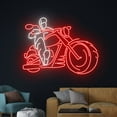 thumbnail image 1 of Handmadetneonsign Motorbike Neon Sign, Biker Led Sign, Motorcycle Led Light, Motorsport Neon Light, 1 of 5