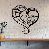 Handmadetneonsign Music Notes Metal Wall Art Light, Music Heart Metal Sign Wall Decor, Music Studio Metal Decor