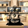 thumbnail image 1 of Handmadetneonsign Nautical Tabletop Metal Clock, Anchor Desktop Clock, Sailor Clock Home Decor 93316, 1 of 4
