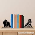thumbnail image 1 of Handmadetneonsign Newfoundland Dog Metal Bookends, Newfoundland Name Bookend, Table Bookshelf Decor 042820, 1 of 4