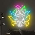 thumbnail image 1 of Handmadetneonsign Nine Tailed Fox Neon Sign, Wild Life Wall Art Decor, Animal Wall Decor, House Wall Decor 51392, 1 of 5