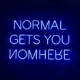 thumbnail image 1 of Handmadetneonsign Normal Gets You Nowhere Neon Signs, Normal Gets You Nowhere LED Lights, 1 of 5