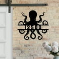 thumbnail image 1 of Handmadetneonsign Octopus Address House Number, Octopus Home Address Metal, Octopus Metal Wall Sign 63790, 1 of 5