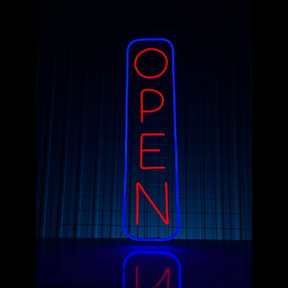 Handmadetneonsign Open Logo Neon Sign, Open Welcome Wall Art Decor, Open Store Shop Wall Decor