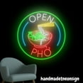 thumbnail image 1 of Handmadetneonsign Open Pho Neon Sign, Pho Led Light, Vietnamese Food Neon Light, Restaurant Wall Decor 66428, 1 of 5