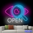 thumbnail image 1 of Handmadetneonsign Optometry Clinics Open Neon Sign, Optometrist Led Sign, Optometry Clinic Hospital Wall Art Decor 77129, 1 of 5