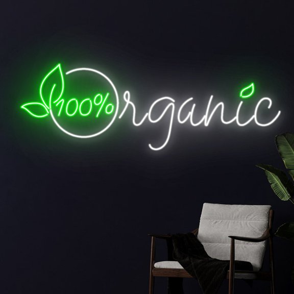 Handmadetneonsign Organic Fruit Neon Sign, Vegetables LED Sign, Vegetables Neon Light, Food Room