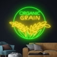 thumbnail image 1 of Handmadetneonsign Organic Grain Neon Sign, Organic Grain Wall Art Decor, Vegetable Farm Wall Decor, 1 of 5