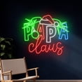 thumbnail image 1 of Handmadetneonsign Papa Claus Neon Sign, Santa Claus Led Sign, Merry Christmas Neon Light, Happy, 1 of 5