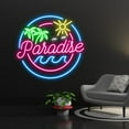 thumbnail image 1 of Handmadetneonsign Paradise Beach Led Sign, Summer beach Neon Sign, Wall Decor, Summer Neon Sign, 1 of 5