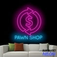 thumbnail image 1 of Handmadetneonsign PawnShop Neon Sign, Pawn Shop Led Sign, Pawnbroker Wall Art Light, Pawn Store Wall Decor 77410, 1 of 5
