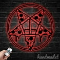 thumbnail image 1 of Handmadetneonsign Personalized 5 Star Pizza Metal Wall Art LED Light, Pizza 5 Star Metal Sign Decor, 1 of 5