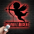 thumbnail image 1 of Handmadetneonsign Personalized Angel Metal Wall Art LED Light, Custom Cupid Metal Sign Room Decor, 1 of 5