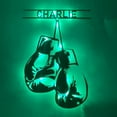 thumbnail image 1 of Handmadetneonsign Personalized Boxing Gloves Metal Wall Art LED Light, Boxer Gloves Sign Home Decor, 1 of 3
