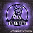 thumbnail image 1 of Handmadetneonsign Personalized German Shepherd Metal Wall Art LED Light - Custom Dog Lover Sign Home, 1 of 3