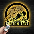thumbnail image 1 of Handmadetneonsign Personalized Jiu Jitsu Metal Wall Art LED Light, Custom Jiu Jitsu Metal Sign, 1 of 5