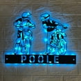 thumbnail image 1 of Handmadetneonsign Personalized Motocross Biker Couple Metal Wall Art LED Light - Custom Motorcycle, 1 of 4