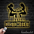 thumbnail image 1 of Handmadetneonsign Personalized Nail Salon Metal Wall Art LED Light - Custom Nail Beauty Sign Room, 1 of 5