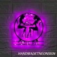 thumbnail image 1 of Handmadetneonsign Personalized Nail Tech Metal Wall Art LED Light - Custom Nail Tools Sign Home, 1 of 3