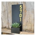thumbnail image 1 of Handmadetneonsign Personalized Succulent Planter Address House Number Sign, Address Plaque Metal, 1 of 5