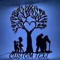 thumbnail image 1 of Handmadetneonsign Personalized Tree Of Love Metal Wall LED Light, Custom Tree Of Life Metal Sign, 1 of 5