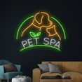 thumbnail image 1 of Handmadetneonsign Pet Spa Neon Light, Dog Cat Led Light, Pet Store Led Sign, Pet Shop Neon Sign, 1 of 5