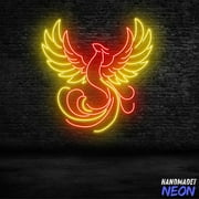 Handmadetneonsign Phoenix Neon Sign, Phoenix Lover Gift, Home Decor