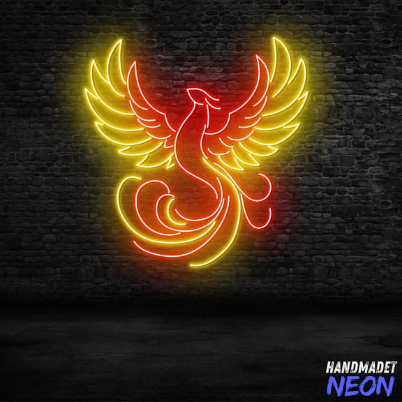 Handmadetneonsign Phoenix Neon Sign, Phoenix Lover Gift, Home Decor