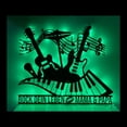 thumbnail image 1 of Handmadetneonsign Piano Guitar Metal Art Light, Musical Metal Sign Wall Decor, Band Metal Decor, 1 of 5