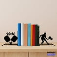 thumbnail image 1 of Handmadetneonsign Pickleball Man Metal Bookends, Player Name Bookend, Sport Table Bookshelf Decor 045300, 1 of 4