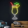 thumbnail image 1 of Handmadetneonsign Pina Colada Neon Sign, Pina Colada LED Light, Cocktail Neon Light, Wine Bar Sign, 1 of 5