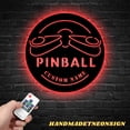 thumbnail image 1 of Handmadetneonsign Pinball Metal Wall Art LED Light, Arcade Metal Sign, Custom Name Sign, Game Led Sign, 1 of 5