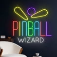 thumbnail image 1 of Handmadetneonsign Pinball Neon Sign, Pinball Led Light, Pinball Neon Light, Arcade Led Sign, 1 of 5