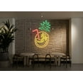 thumbnail image 1 of Handmadetneonsign Pineapple Cocktails Led Sign, Pub Led Sign, Wall Decor, Cocktails Neon Sign, 1 of 5