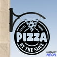 thumbnail image 1 of Handmadetneonsign Pizza Hanging Sign, Pizza Restaurant Outdoor Hanging Sign, Metal Business Sign 95640, 1 of 5