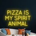 thumbnail image 1 of Handmadetneonsign Pizza Is My Spirit Animal Neon Sign, Pizza Quote Wall Art Decor, Bar Club Party Wall Decor, 1 of 5