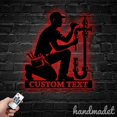 thumbnail image 1 of Handmadetneonsign Plumber Metal Sign Wall Decor, Plumber Metal Wall Art, Plumber Metal Wall Decor, 1 of 5