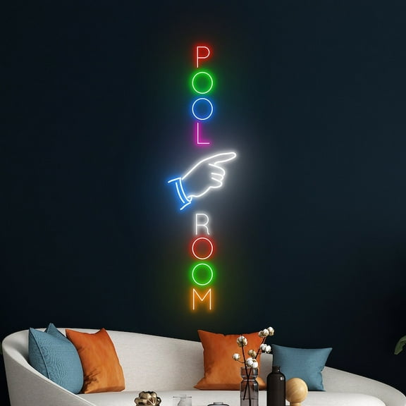 Handmadetneonsign Pool Hall Neon Sign, Pool Hall Led Sign, Billiards Led Sign, Custom Neon Sign