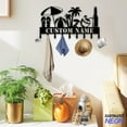 thumbnail image 1 of Handmadetneonsign Poolside Bar Coat Rack Wall Hanger, Beach Metal Wall Hooks,Poolside Beach Keys Holder Home Decor 75210, 1 of 5