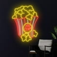 thumbnail image 1 of Handmadetneonsign Popcorn Neon Sign, Popcorn Neon Light, Popcorn Led Light, Popcorn Movie Led Sign, 1 of 5
