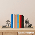 thumbnail image 1 of Handmadetneonsign Principal Metal Bookends Principal Name Bookend, Bookish Table Bookshelf Decor 040046, 1 of 1