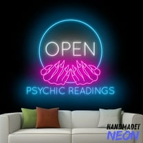 Handmadetneonsign Psychic Readings Neon Sign, Fortune Telling Wall Art, Psychic Home Wall Decor 046445