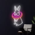 thumbnail image 1 of Handmadetneonsign Rabbit Donut Neon Sign, Bunny Neon Light, Easter Rabbit Led Light, Easter Bunny, 1 of 5