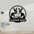 thumbnail image 1 of Handmadetneonsign Rabbit Metal Wall Art Light, Rabbit Metal Sign Wall Decor, Wild Life Metal Decor, 1 of 5