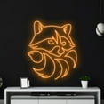 thumbnail image 1 of Handmadetneonsign Raccoon Neon Sign, Cute Raccoon Room Neon Led Art Decor, Zoo Home Room Wall Decor, 1 of 5