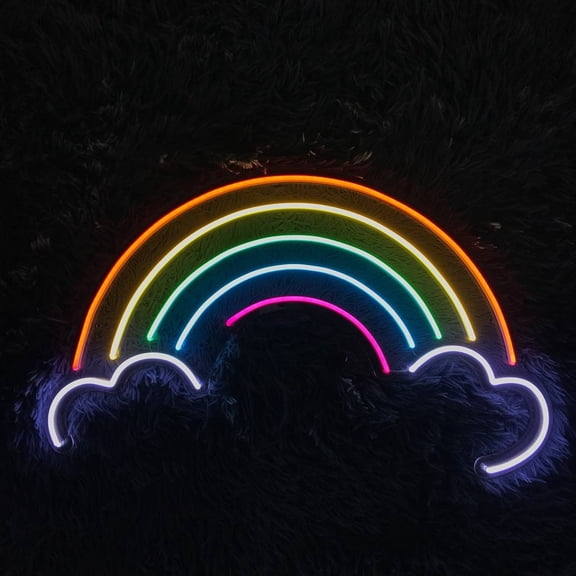 Handmadetneonsign Rainbow Led Sign, Beautiful Rainbow Neon Sign, Wall Decor, Beautiful Rainbow Neon