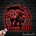 thumbnail image 1 of Handmadetneonsign Rhinoceros Metal Wall Art Light, Rhinoceros Metal Sign Wall Decor, Man Cave Metal Decor 62620, 1 of 5