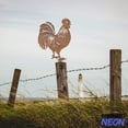 thumbnail image 1 of Handmadetneonsign Rooster Metal Rusty Tree Stake, Chicken Garden Tree Stake, Farm Metal Tree Stake Decor 046020, 1 of 5